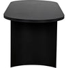 Noir Concave Table - Industrial Steel, 32"