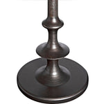 Noir Terni Side Table, Cast Iron, 12"