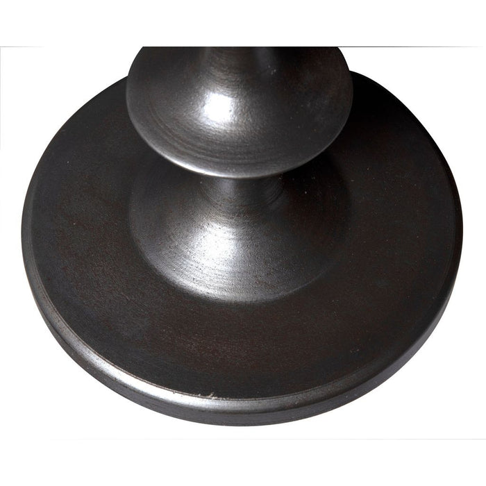 Noir Terni Side Table, Cast Iron, 12"