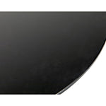 Noir Felix Side Table, Black Steel, 16.5"