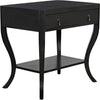 Noir Weldon Side Table, Pale - Mahogany & Veneer, 20"