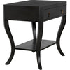 Noir Weldon Side Table, Pale - Mahogany & Veneer, 20"