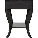 Noir Weldon Side Table, Pale - Mahogany & Veneer, 20"