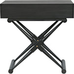 Noir Zanta Side Table, Pale - Mahogany & Veneer, 18"