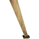 Noir Edith Adjustable Side Table, Small - Industrial Steel & Bianco Crown Marble, 20.5"