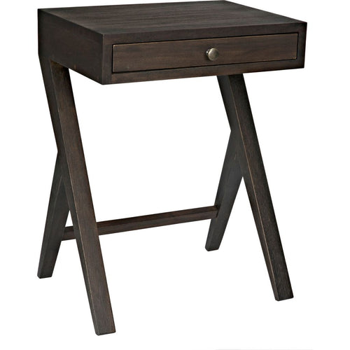 Primary vendor image of Noir Peter Side Table, Ebony Walnut, 14"