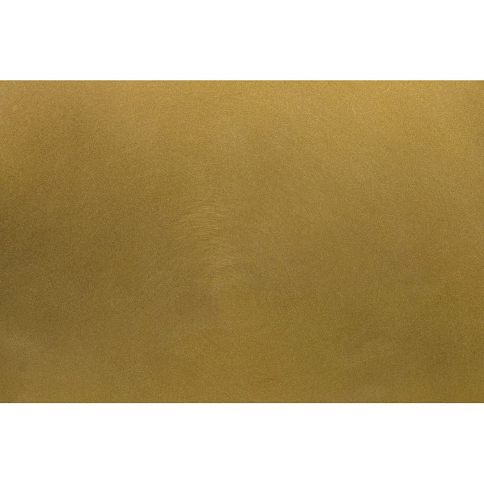 Noir Hiro Short Side Table, Metal w/ Brass Finish, 17"