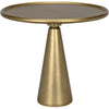 Primary vendor image of Noir Hiro Short Side Table, Metal w/ Brass Finish, 17"