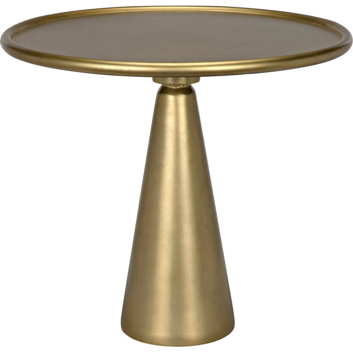 Primary vendor image of Noir Hiro Short Side Table, Metal w/ Brass Finish, 17"