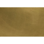 Noir Hiro Side Table, Metal w/ Brass Finish, 17"