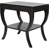 Noir Maude Side Table, Pale - Mahogany & Veneer, 20"