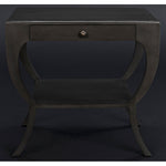 Noir Maude Side Table, Pale - Mahogany & Veneer, 20"