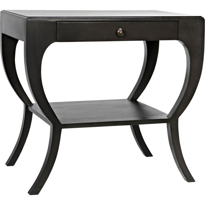 Primary vendor image of Noir Maude Side Table, Pale - Mahogany & Veneer, 20"