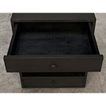 Noir Sumiko Small Side Table, Pale - Mahogany & Veneer, 18"