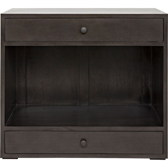 Noir Sumiko Side Table, Pale - Mahogany & Veneer, 18"