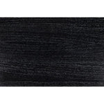 Noir Hugo Side Table, Hand Rubbed Black - Mahogany & Veneer, 28"