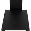 Noir Ledge All Metal Side Table, Black Steel, 18.5"