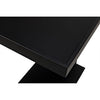 Noir Ledge All Metal Side Table, Black Steel, 18.5"