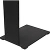 Noir Ledge All Metal Side Table, Black Steel, 18.5"