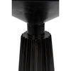 Noir Orson Side Table, Hand Rubbed Black - Mahogany & Veneer, 18"