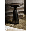 Noir Orson Side Table, Hand Rubbed Black - Mahogany & Veneer, 18"