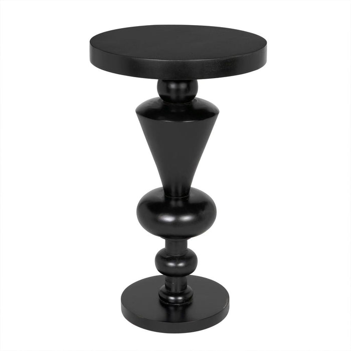 Primary vendor image of Noir Fenring Side Table, Hand Rubbed Black - Mahogany, 15"