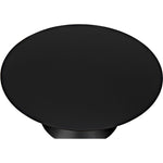 Noir Zasa Side Table, Black Steel, 18"