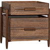 Primary vendor image of Noir Savino Side Table - Walnut, 18"