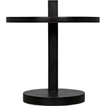 Noir Reed Side Table - Mahogany, 22"