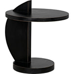 Noir Reed Side Table - Mahogany, 22"
