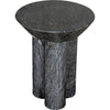 Noir Nox Side Table, B - Marble, 18"