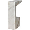 Noir Aero Side Table - Marble, 8"