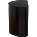 Noir Bast Side Table - Industrial Steel, 16"