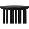 Noir Lila Side Table, Black Steel, 28"