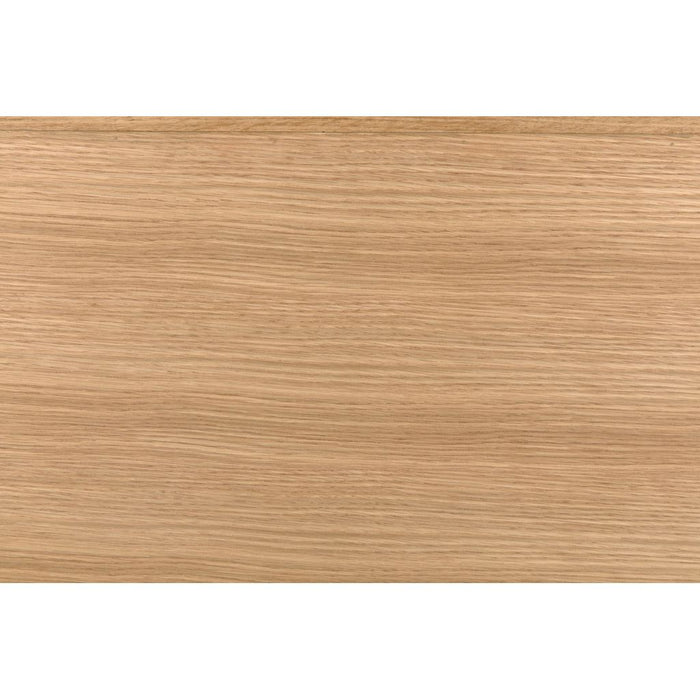 Noir Nikolai Side Table, White Oak, 15.5"