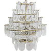 Noir Mystic Chandelier - Glass & Metal