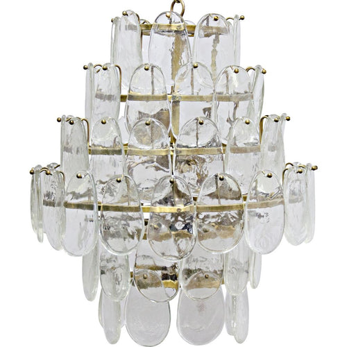 Noir Mystic Chandelier - Glass & Metal