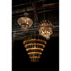 Noir King Chandelier - Metal & Glass