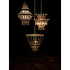 Noir King Chandelier - Metal & Glass