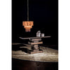 Noir Lotus Chandelier - Glass & Metal