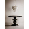 Noir Lotus Chandelier - Glass & Metal