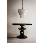 Noir Lotus Chandelier - Glass & Metal