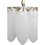 Noir Lotus Chandelier - Glass & Metal