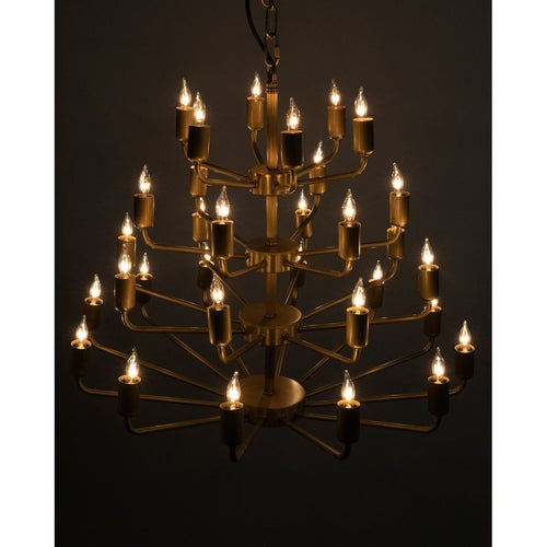 Primary vendor image of Noir Montoro Chandelier, Antique Brass - Metal