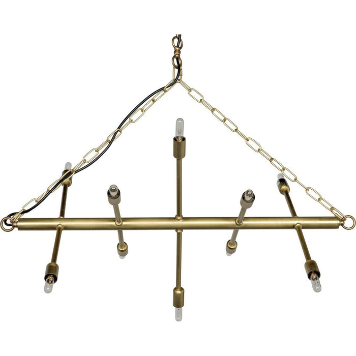 Primary vendor image of Noir Sperato Chandelier, Antique Brass - Metal