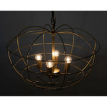 Noir Mo Pendant, Metal w/ Brass Finish