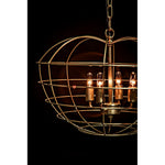 Noir Mo Pendant, Metal w/ Brass Finish