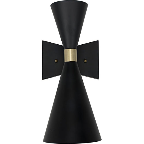 Primary vendor image of Noir Ariel Sconce, Black Steel