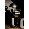 Noir Cataracta Floor Lamp, Black Steel