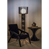 Noir Lucis Floor Lamp, Black Steel